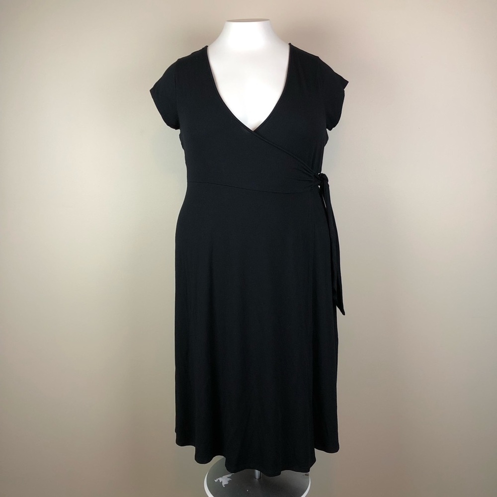 Black Wrap Dress
